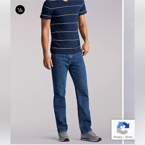 Lee Cooper Straight Leg Mid Dark Blue Denim size 30